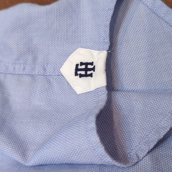 Tommy Hilfiger New York Fit Men's Long Sleeve Button Down Dress Shirt Size Large - Picture 5 of 8